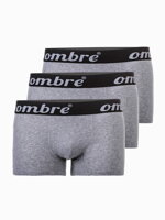 Pánske boxerky Ombre U06 - šedá farba trojbalenie