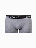 Pánske boxerky Ombre U06 - šedá farba trojbalenie