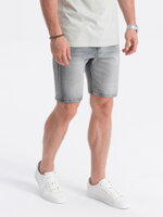 Men's denim shorts - grey W310