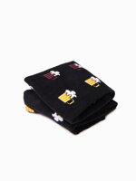Men's socks - black V24 U177