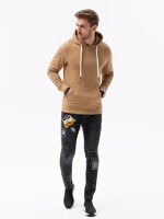Men's hooded sweatshirt B1147 - brown
