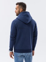 Men's zip-up sweatshirt - V3 navy B1423