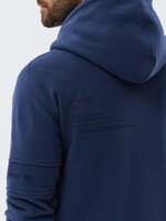Men's zip-up sweatshirt - V3 navy B1423