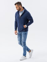Men's zip-up sweatshirt - V3 navy B1423
