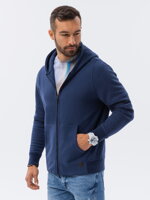 Men's zip-up sweatshirt - V3 navy B1423