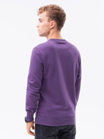 Men's plain sweatshirt B978 - violet