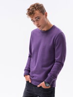 Men's plain sweatshirt B978 - violet