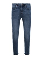 Men's denim pants SKINNY FIT - navy blue V1 OM-PADP-0101