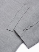 Men's mid-season coat - grey C536