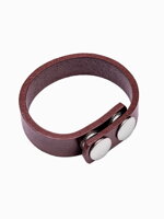 Men's leather accessories set - V2 brown A654