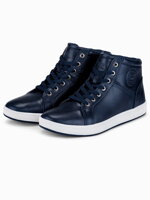 Men's ankle shoes T328 - navy