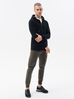 Men's zip-up sweatshirt B1157 - black