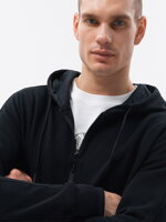 Men's zip-up sweatshirt B1157 - black