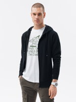 Men's zip-up sweatshirt B1157 - black