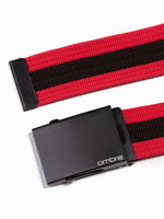 Men's sackcloth belt A377 - red