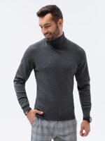 Men's sweater E179 - grey melange