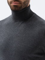 Men's sweater E179 - grey melange