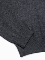 Men's sweater E179 - grey melange