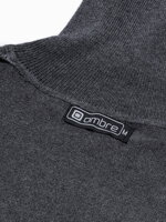 Men's sweater E179 - grey melange