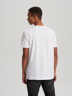 Men's printed T-shirt BIGTEE S1821 - white