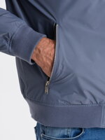 Men's mid-season quilted jacket C538- blue