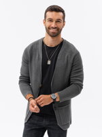 Men's sweater E193 - dark grey
