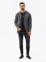 Men's sweater E193 - dark grey