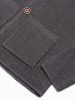 Men's sweater E193 - dark grey