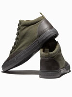 Men's casual sneakers - olive T377