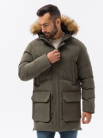 Men's winter jacket - V4 khaki C554