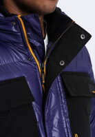 Men's mid-season quilted jacket C457 - violet