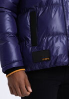 Men's mid-season quilted jacket C457 - violet