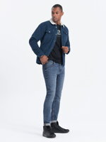 Men's mid-season jacket C524 - navy