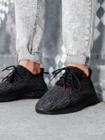Men's casual sneakers T388 - black