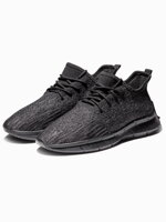 Men's casual sneakers T388 - black