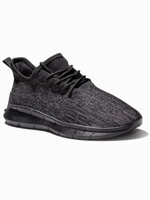 Men's casual sneakers T388 - black