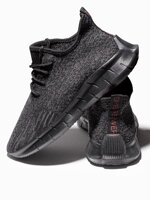 Men's casual sneakers T388 - black