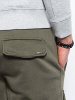 Pánske tepláky Ombre  P901 - khaki