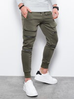 Pánske tepláky Ombre  P901 - khaki