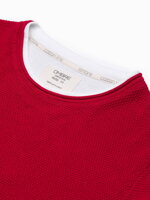 Men's sweater E121 - red