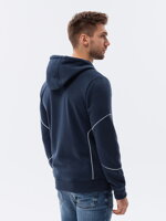 Men's zip-up sweatshirt - navy V3 B1421