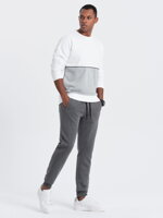Men's sweatpants P867 - dark grey