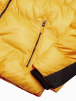 Men's winter jacket C503 - yellow