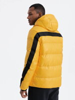 Men's winter jacket C503 - yellow