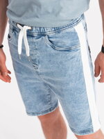 Men's denim shorts - light jeans W363
