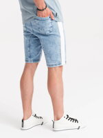 Men's denim shorts - light jeans W363