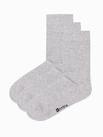 Men's socks U153 - grey 3-pack