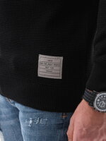 Men's sweater E185 - black