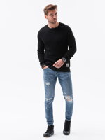 Men's sweater E185 - black