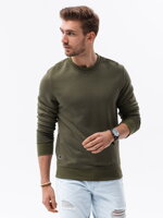 Men's plain sweatshirt B978 - olive